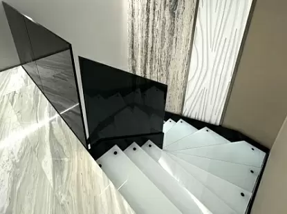 Модель GLASS+ из Лестницы и балюстрады Модель GLASS+