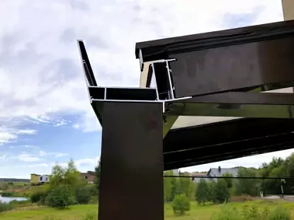 Модель Конструктив кровли из Террасы и остекление Модель Конструктив кровли