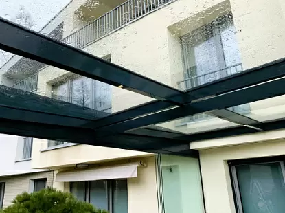 Модель Конструктив кровли из Террасы и остекление Модель Конструктив кровли